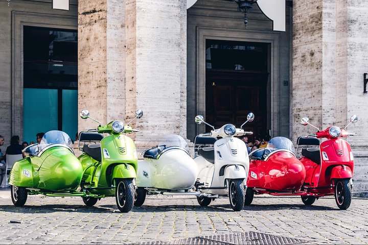 Rome Morning Vespa Sidecar Tour