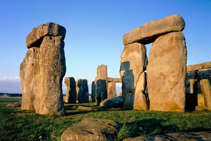 The Stonehenge stone circle on Salisbury Plain in Wiltshire, the goal of guided day tours from London