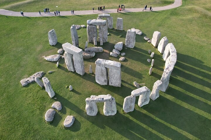 The Stonehenge stone circle on Salisbury Plain, a long day out from London