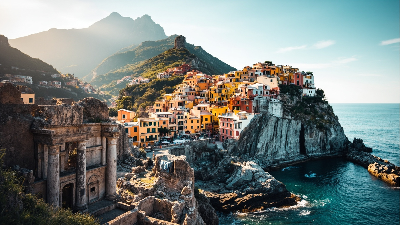 Pompeii morning and Amalfi Coast afternoon combo tour from Rome