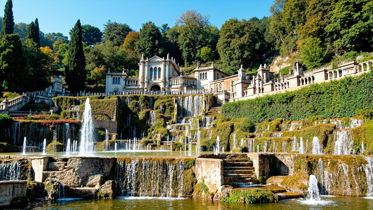 Villa d'Este gardens guided tour in Tivoli from Rome